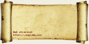 Una Radmanović vizit kartica